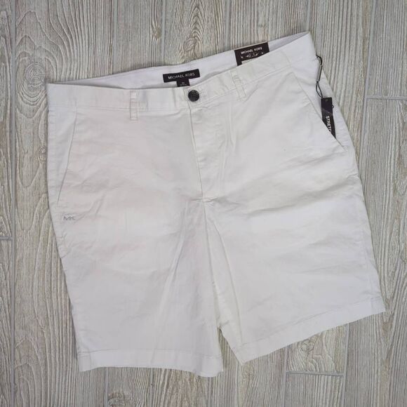 Brand New Michael Kors Washed Poplin Classic Fit Shorts Men’s Size 32 - Picture 1 of 7